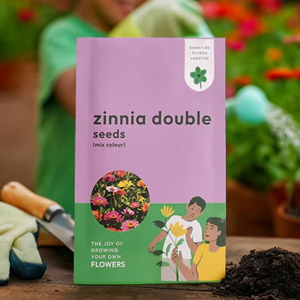 Zinnia Double Mix Seeds